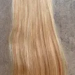 Melírozott tresszelt 50cm világos 100% eredeti haj / 10gr