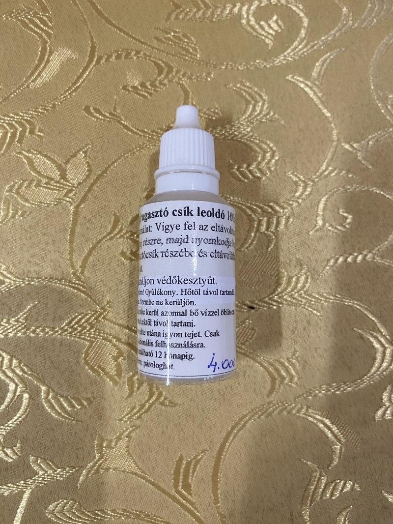 Tape-in haj leoldó, ragasztócsíkos haj leoldó 20ml (csak személyes átvétel esetén)