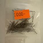 Hajlított fém betét nano gyűrűhöz (kb. 55-60 db)