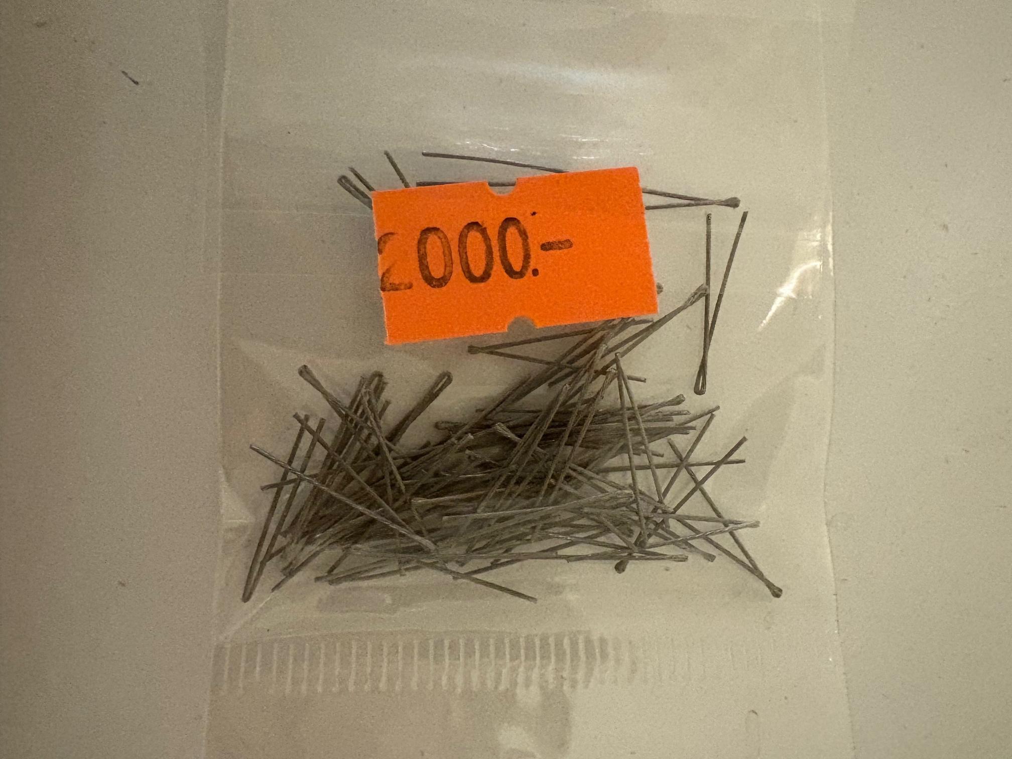 Hajlított fém betét nano gyűrűhöz (kb. 55-60 db)