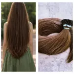 Tincsezett 7.4 színű 70cm 100% emberi haj/10gr