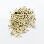 Szőke szilikon nélküli mikrogyűrű 1000db/4,5mm; 4mm (13#)