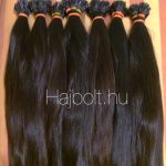Tincsezett 60cm natúr 4-5-ös barna vastagszálú haj 100% eredeti emberi/10 gr