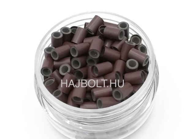 Gesztenyebarna szilikonos hüvelygyűrű 1000db/4mm