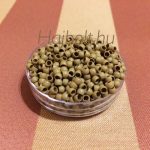 Homokszőke szilikon nélküli nano gyűrű 1000db (6#)