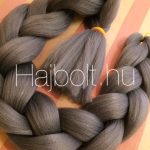 Szintetikus póthaj grafitszürke 165gr/100cm