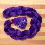 Szintetikus póthaj lila 125gr/100cm