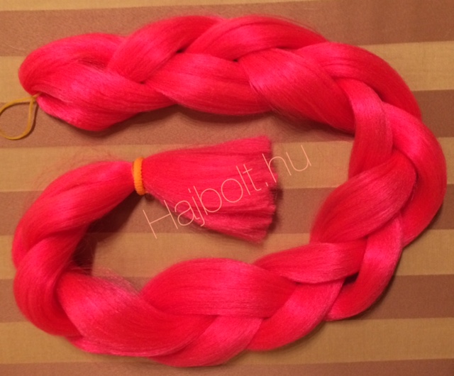 Szintetikus póthaj neon pink/magenta 125gr/100cm