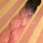 Szintetikus póthaj ombre fekete-mályva 100gr / 60cm