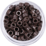 Csokibarna szilikon nélküli mikrogyűrű 1000db/4,5mm (5#)