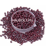 Burgundi szilikonos nano gyűrű 100db (15#)