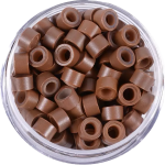 Világosbarna szilikonos mikrogyűrű 1000db/5 mm