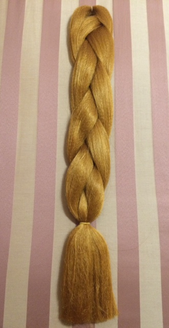 Szintetikus póthaj világos rézvörös 100gr / 60cm