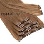 8.3-8.4 színű csatos 40-80 cm eredeti emberi haj