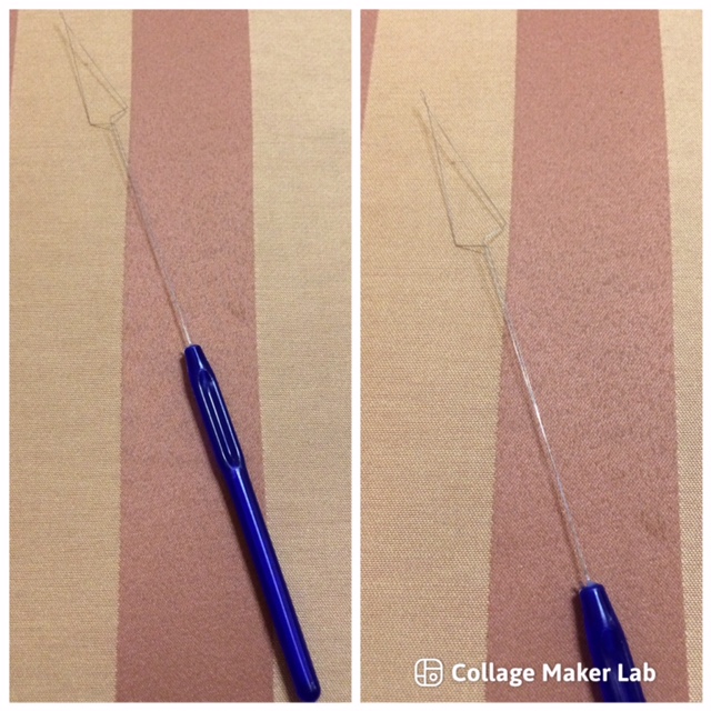 Nanogyűrű behúzótű kék