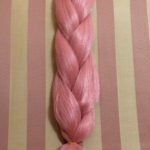 Szintetikus póthaj mályva színű 130gr / 100cm