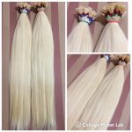 Platina szőke, tincses 50-53cm 100% eredeti emberi haj/ 10gr