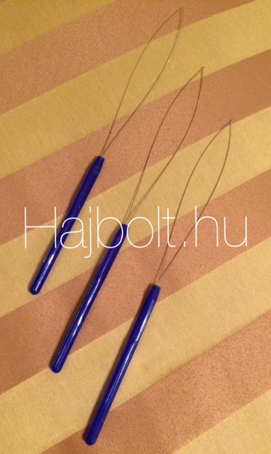 Mikrógyűrű behúzótű kék