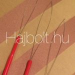 Mikrógyűrű behúzótű piros