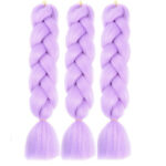 Akáclila színű szintetikus póthaj 100gr/60cm