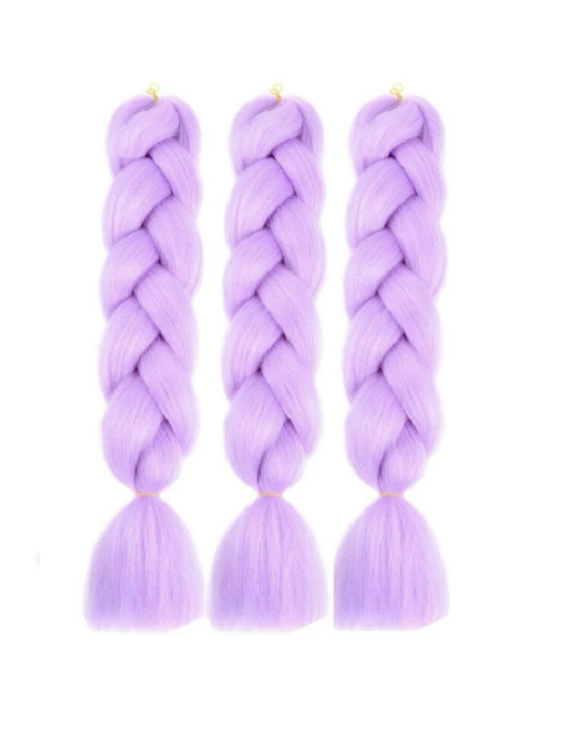 Akáclila színű szintetikus póthaj 100gr/60cm