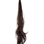 Barna I. osztályú vasalható szintetikus drótos copf hullámos