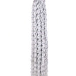 Szintetikus póthaj ezüst hullámos 120gr 70cm (10)