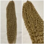 Szintetikus póthaj 8-as szőke apró hullámú 50-55cm