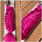 Szintetikus póthaj ciklámen 120gr/100cm 10db